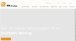 Desktop Screenshot of ds-elcobyg.dk